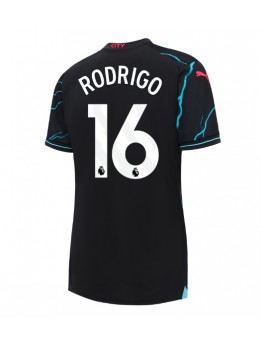 Manchester City Rodri Hernandez #16 Ausweichtrikot für Frauen 2023-24 Kurzarm